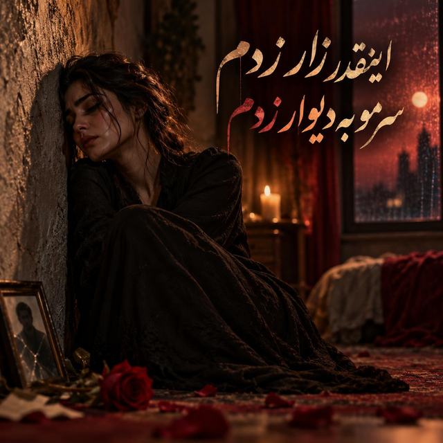 اینقدر زار زدم سرمو به دیوار زدم — Delara Baran