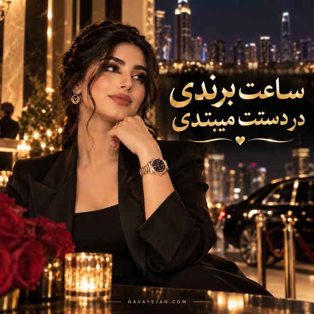 ساعت برندی در دستت میبندی — Delara Baran